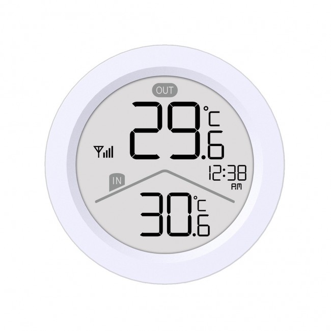 GreenBlue wireless weather station, IN/OUT temperature, clock, C/ F selectable, range up to 60 m, GB162