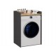 POLA NP ANTHRACITE/ARTISAN WASHING MACHINE CABINET