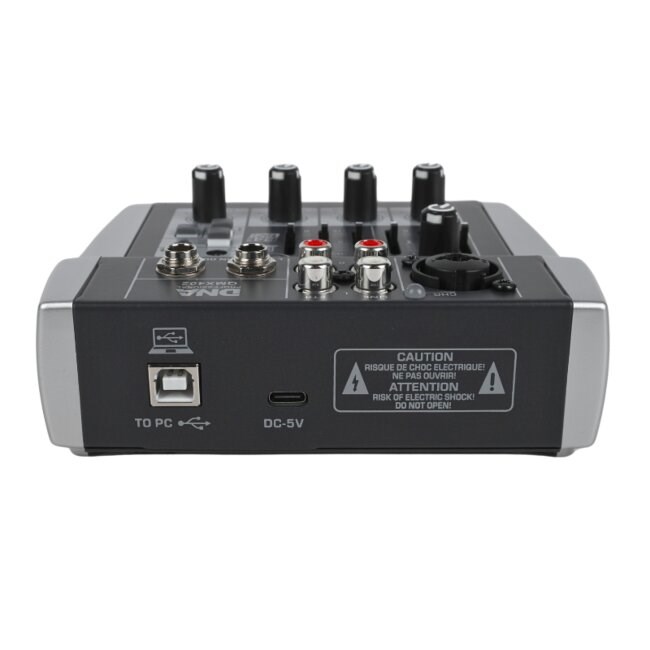 DNA Professional QMX402 - analogue audio mixer with Bluetooth DNA Professional QMX402 - analogue audio mixer with Bluetooth