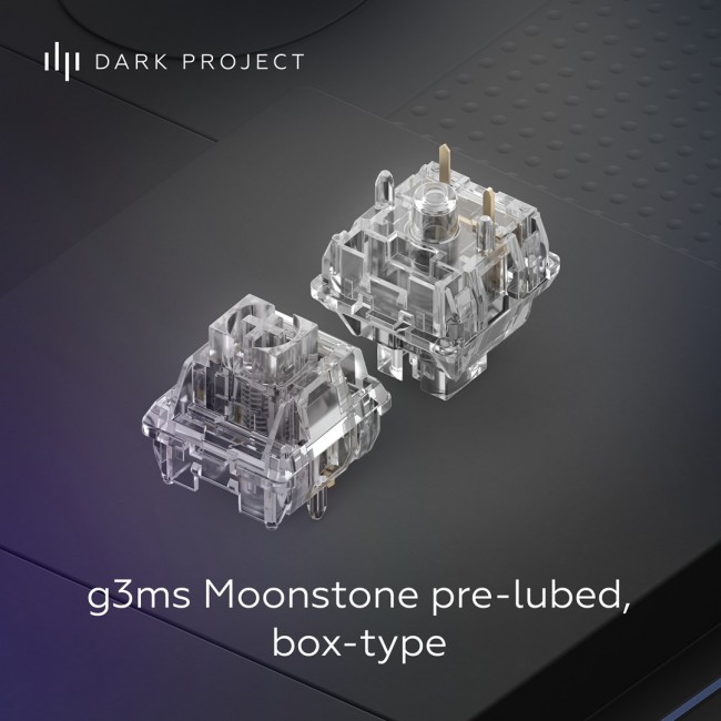 Dark Project Tamsus projektas ALU87B Bushido, G3MS Moonstone Switch, JAV keyboard Home/Office QWERTY English Dark Project Tamsus projektas ALU87B Bushido, G3MS Moonstone Switch, JAV keyboard Home/Office QWERTY English
