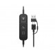 HP Poly Mission 625 Stereo USB Wired Headset
