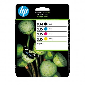 HP 934/35 4x Schwarz+Dreifarbig Tintenpatrone