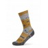 BUFF Merino Lightweight Crew Sock LWC2 Umber Socks, Yellow L