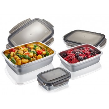 Set of 3 Gefu Preppo spice containers G-89522