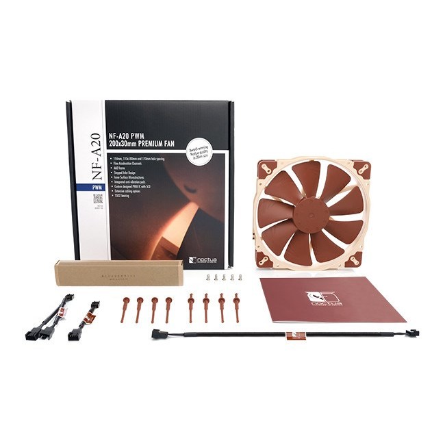 Noctua NF-A20 PWM Computer case Fan 20 cm Beige, Brown Noctua NF-A20 PWM Computer case Fan 20 cm Beige, Brown