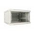 Extralink Rackmount cabinet 6U 600x600 AZH Gray wall mounted, swing type