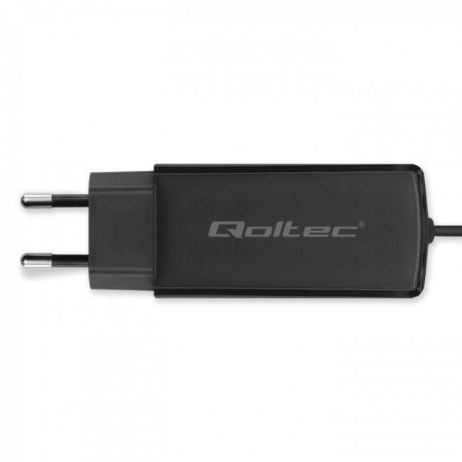 Qoltec 52419 65W GaN Super Fast Charger| 5-20V | 3-3.25A | USB-C 3.1