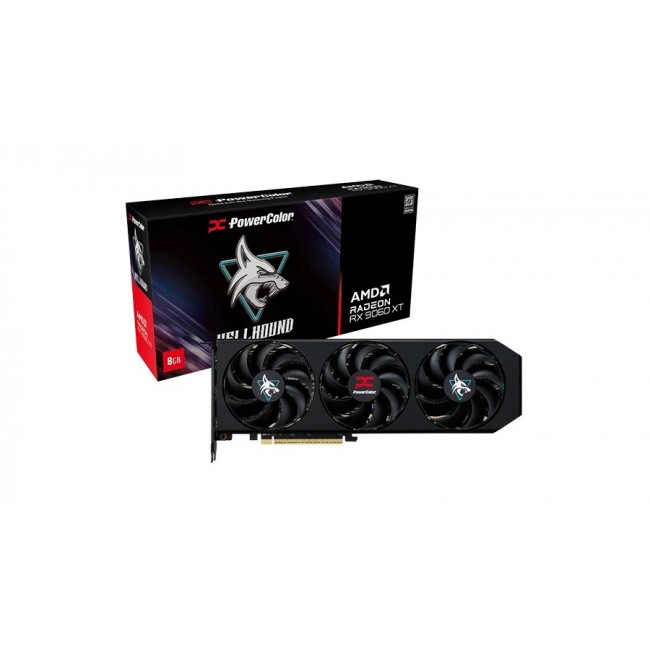 Graphics card. PowerColor RX9060XT 8G-L/OC Graphics card. PowerColor RX9060XT 8G-L/OC