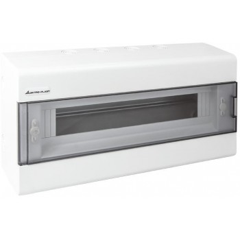 Modular switchgear 1x18 surface-mounted (N+PE) IP40 SRn-18 ELEKTRO-PLAST OPAT WEK
