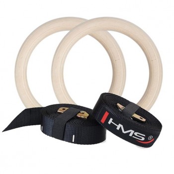 Wooden gymnastic hoops with measuring tape HMS TX07