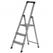 Krause Solidy Folding ladder silver