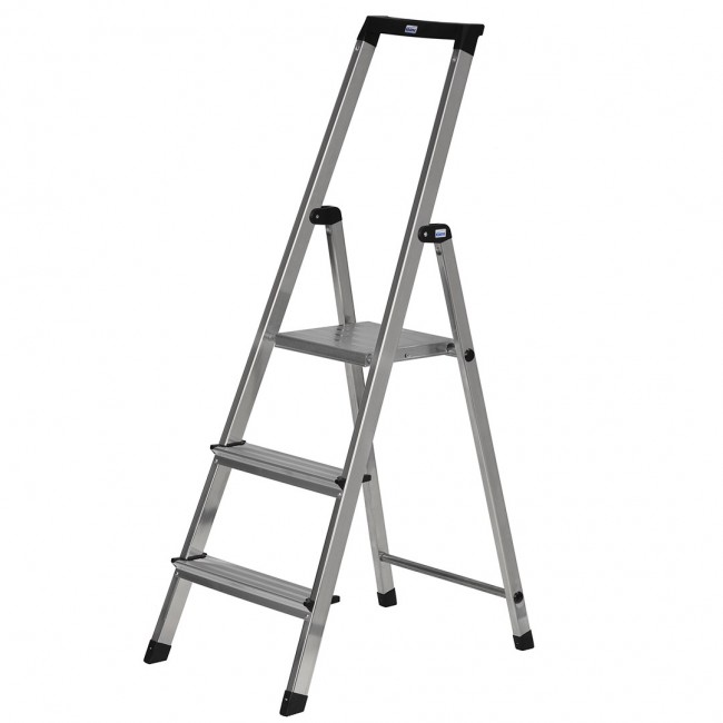 Krause Solidy Folding ladder silver Krause Solidy Folding ladder silver