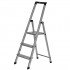 Krause Solidy Folding ladder silver