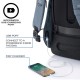 XD DESIGN ANTI-THEFT BACKPACK BOBBY HERO SMALL BLUE P/N: P705.709