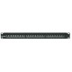 Intellinet Patch Panel, Cat6, FTP, 24-Port, 1U, Shielded, 90 Top-Entry Punch-Down Blocks, Black