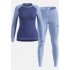 Thermal underwear - Odlo Set ACTIVE WARM Special Set size S Navy blue
