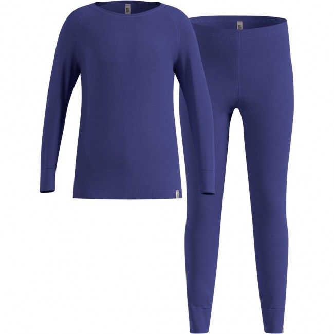 Thermal underwear - Odlo Set long MERINO 200 set, size 152 cm, blue Thermal underwear - Odlo Set long MERINO 200 set, size 152 cm, blue
