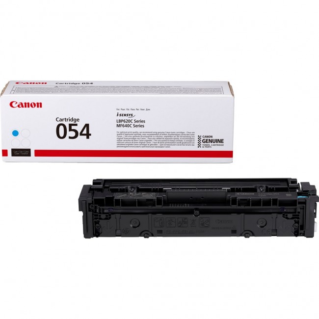 Canon CRG-054 3023C002 toner cartridge 1 pc. Genuine Cyan Canon CRG-054 3023C002 toner cartridge 1 pc. Genuine Cyan