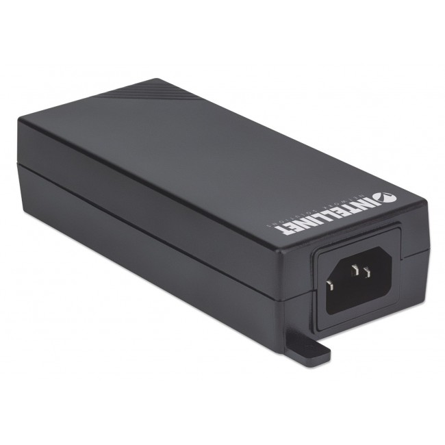 Intellinet Gigabit High-Power PoE+ Injector,1 x 30 W Port, IEEE 802.3at/af Compliant, Plastic Housing
