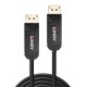 Lindy 50m Fibre Optic Hybrid DP 2.0 UBHR10 Cable