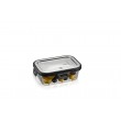 Set of 3 rectangular glass containers Gefu Milo G -12799