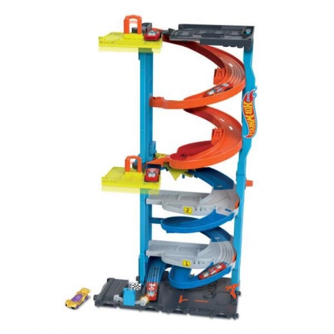 Hot Wheels City Racing Tower With Transformation HKX43 MATTEL Play Set