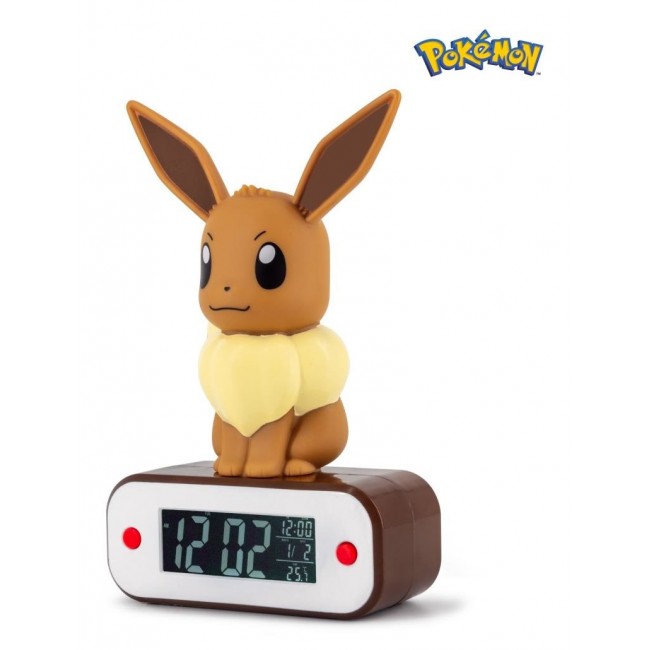 TEKNOFUN Pok mon Eevee Light-up 3D figure Alarm Clock