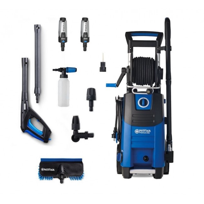 Nilfisk PREMIUM 200-15 EU - CAR WASH Pressure washer Straight Electric 650 l/h Blue, Black