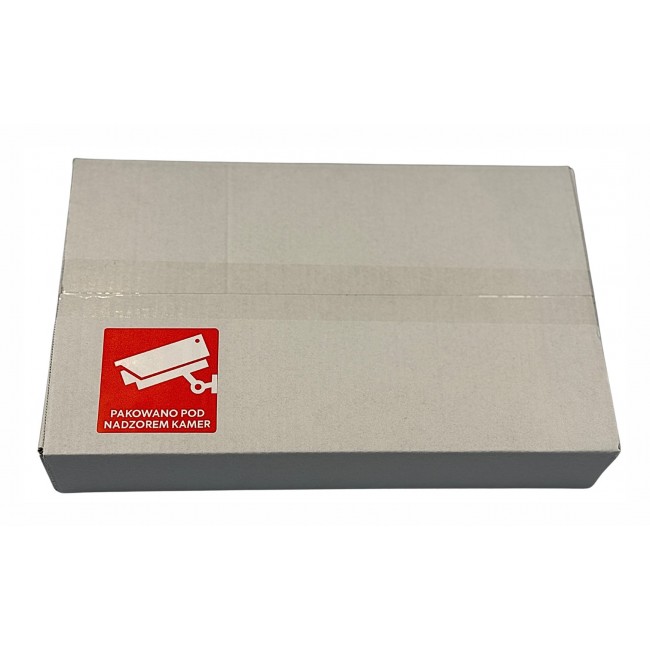 BSTech Self-adhesive label Packed under camera surveillance 80x80 mm 1000 pcs.