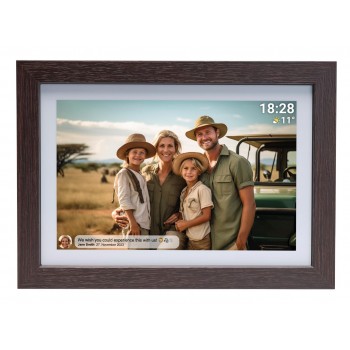 Denver PFF-1042DWMK2 digital photo frame Wood 25.6 cm (10.1