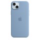 Apple iPhone 15 Plus Silicone Case with MagSafe - Winter Blue Apple iPhone 15 Plus Silicone Case with MagSafe - Winter Blue