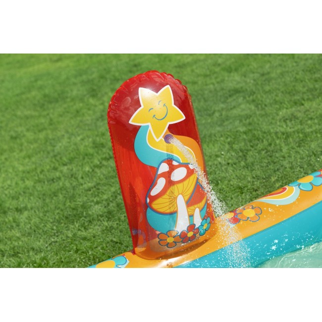 Bestway Retro Groove Kids Inflatable Play Center and Pool 1.93 m x 1.52 m x 74 cm