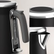Tefal Collection KI6668E0 electric kettle 1.7 L 2400 W Black