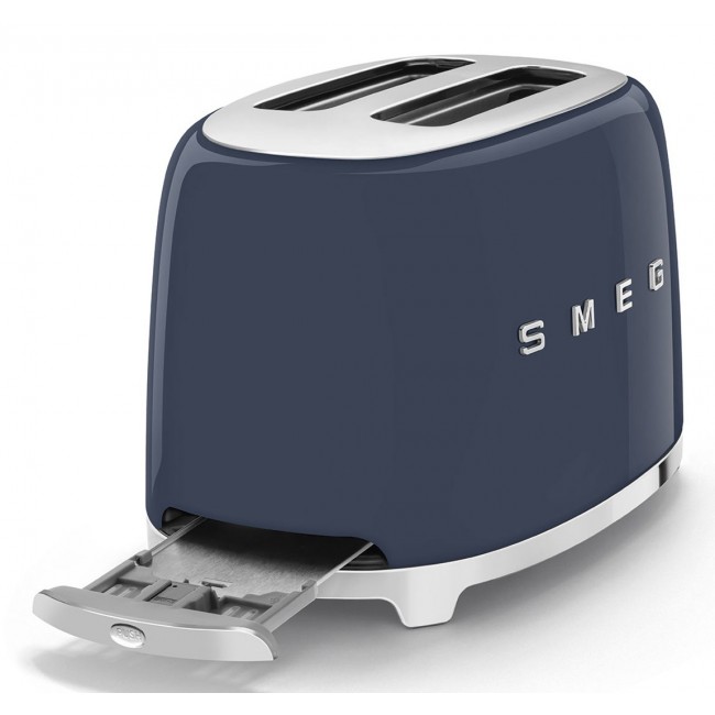 Smeg TSF01NBEU toaster 6 2 slice(s) 950 W Blue, Chrome