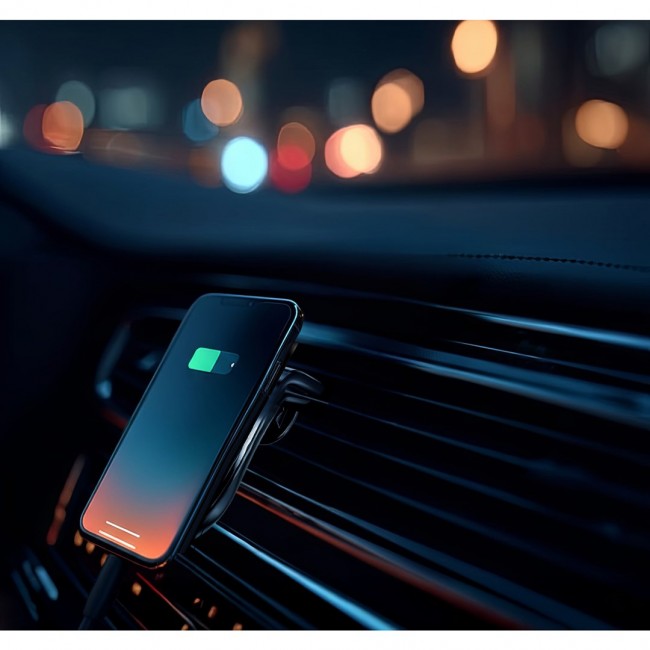 Maclean car phone holder, magnetic, universal, for ventilation grille, ABS material, MC-326