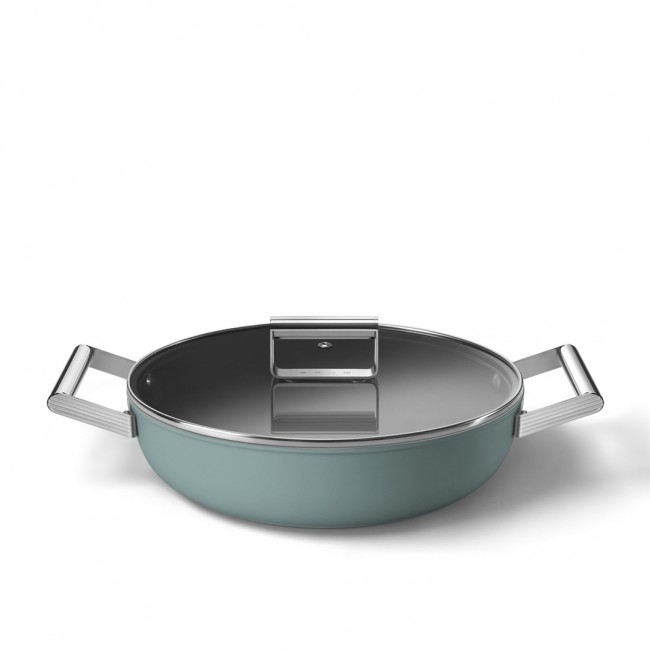 Smeg DPF2812EGM multi pot Green Aluminium, Stainless steel 4.3 L 28 cm
