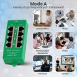 Extralink Gigabit PoE Injector 4 Portowy Active, 4 ports Gigabit 802.3at/af, Mode A