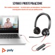 POLY Blackwire 3320 Stereo Microsoft Teams Certified USB-C Headset +USB-C/A Adapter