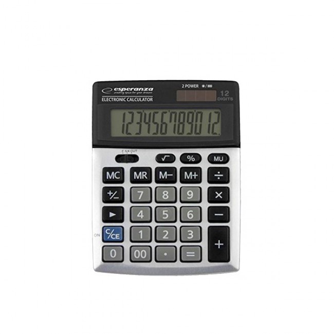 Esperanza ECL102 calculator Black, Silver Esperanza ECL102 calculator Black, Silver