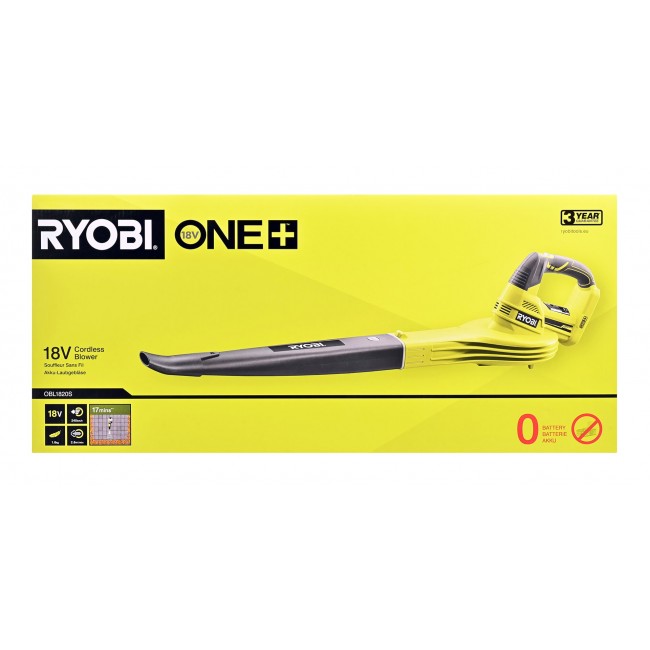 Ryobi OBL1820S cordless leaf blower 245 km/h Black, Green