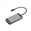 Targus DOCK429GL laptop dock/port replicator Wired USB4 Silver