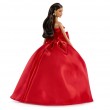 Barbie Signature 2026 Holiday Fashion Doll, Seasonal Collector, Brown Hair with Red Gown with Bow Detail