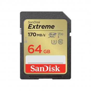 SD Extreme UHS-I Card 64GB SanDisk SDXC