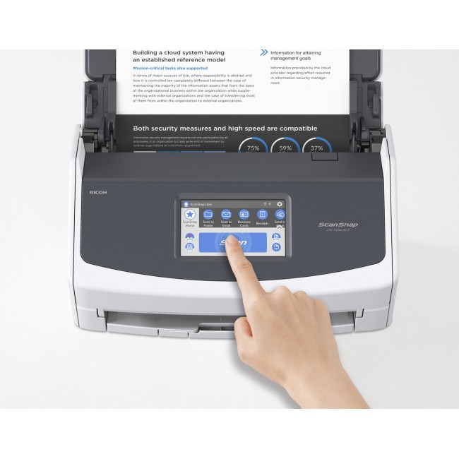 Ricoh ScanSnap iX1600 ADF + Manual feed scanner 600 x 600 DPI A4 White Ricoh ScanSnap iX1600 ADF + Manual feed scanner 600 x 600 DPI A4 White