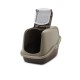 SAVIC Nestor Grey-Brown - Covered Cat Litter Box - 56x39x38.5 cm - 1 pc SAVIC Nestor Grey-Brown - Covered Cat Litter Box - 56x39x38.5 cm - 1 pc