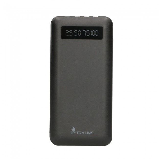 Extralink Powerbank EPB-083 10000mAh Black Power bank, USB-C