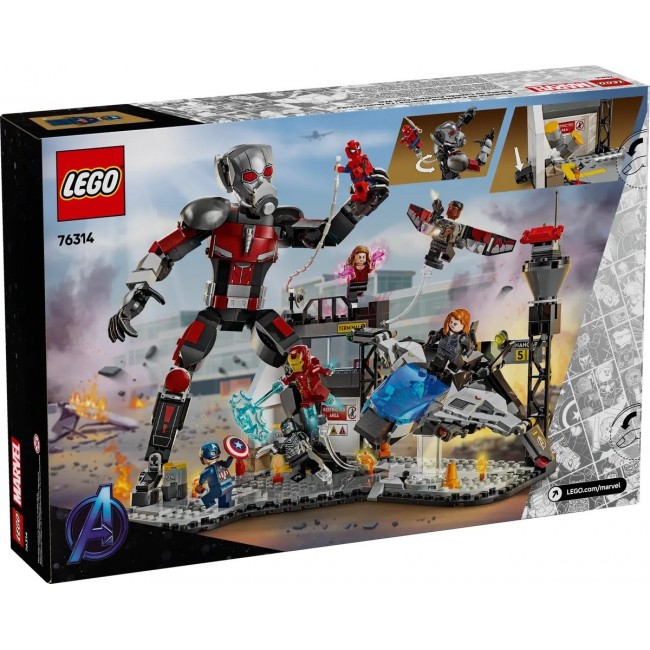 LEGO MARVEL 76314 Captain America: Civil War Battle LEGO MARVEL 76314 Captain America: Civil War Battle
