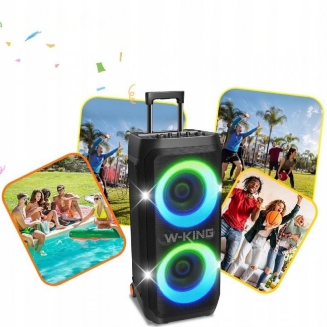 W-KING T12 Wireless Bluetooth Speaker Black