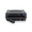 Icy Dock MB742SP-B drive bay panel Black