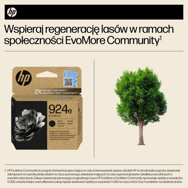 HP 924e EvoMore Black Original Ink Cartridge HP 924e EvoMore Black Original Ink Cartridge